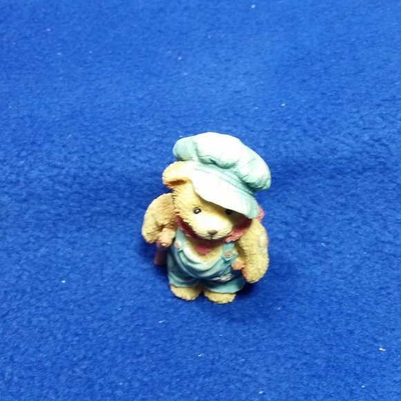 Cherished Teddies Tiny Ted Bear God Bless US Everyone Figurine Enesco 614777 - Picture 9 of 10